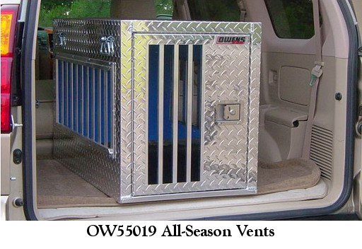 Owens Single Dog Crate with All-Season Vents