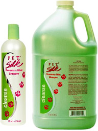 Rosemary Mint formula Pet Silk Dog Shampoo