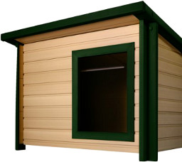 Ecoconcepts Insulated Rustic Lodge Dog House