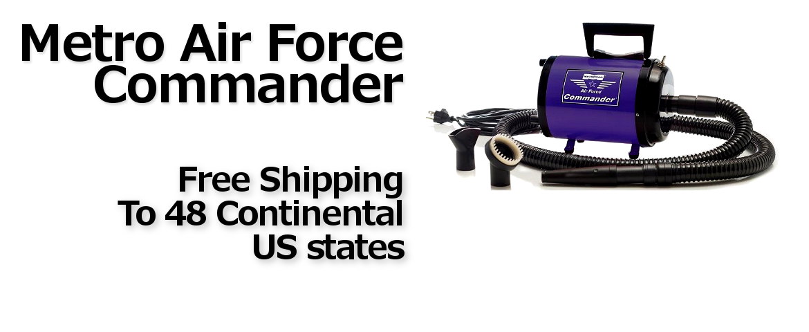 Metro Air Force Commander Dog Dryers with Fre Shipping